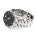  Shop Authentic Emporio Armani Luigi Quartz Black Dial Silver Steel Strap Watch For Men - AR2499 - Luxxuri