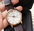  Shop Authentic Emporio Armani Luigi White Dial Brown Leather Strap Watch For Men - AR2502 - Luxxuri