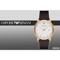  Shop Authentic Emporio Armani Luigi White Dial Brown Leather Strap Watch For Men - AR2502 - Luxxuri