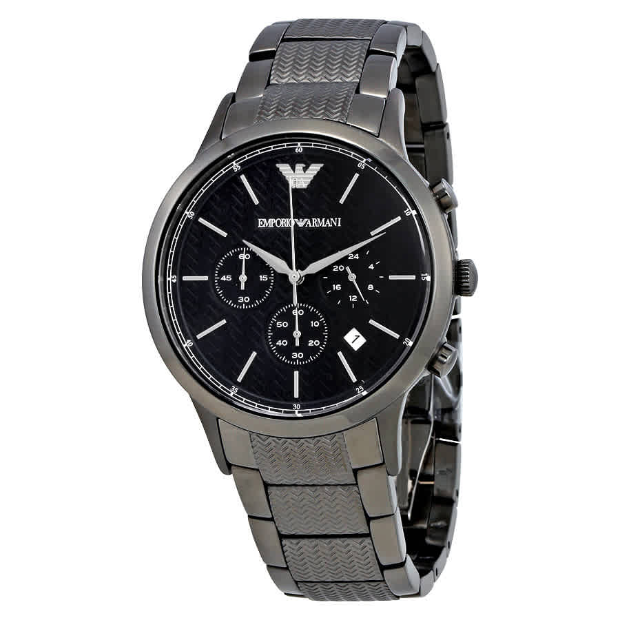  Shop Authentic Emporio Armani Renato Chronograph Quartz Blue Dial Grey Steel Strap Watch For Men - AR2505 - Luxxuri