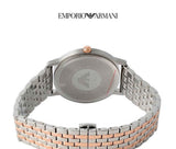  Shop Authentic Emporio Armani Gianni T Bar Mother of Pearl Dial Two Tone Steel Strap Watch For Women - AR2508 - Luxxuri
