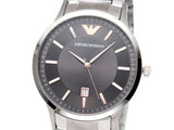  Shop Authentic Emporio Armani Renato Quartz Grey Dial Silver Steel Strap Watch For Men - AR2514 - Luxxuri