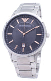  Shop Authentic Emporio Armani Renato Quartz Grey Dial Silver Steel Strap Watch For Men - AR2514 - Luxxuri