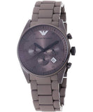  Shop Authentic Emporio Armani Sportivo Chronograph Brown Dial Brown Steel Strap Watch For Men - AR5950 - Luxxuri