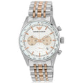  Shop Authentic Emporio Armani Sportivo Chronograph Silver Dial Two Tone Steel Strap Watch For Men - AR5999 - Luxxuri