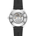  Shop Authentic Emporio Armani Meccanico White Skeleton Dial Black Leather Strap Watch For Men - AR60003 - Luxxuri