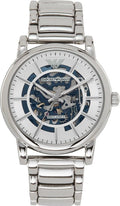  Shop Authentic Emporio Armani Meccanico Automatic Silver Dial Silver Steel Strap Watch for Men - AR60006 - Luxxuri