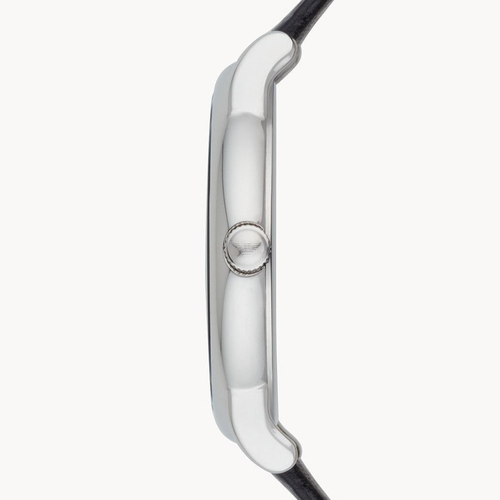  Shop Authentic Emporio Armani Luigi Quartz Black Dial Black Leather Strap Watch For Men - AR2500 - Luxxuri