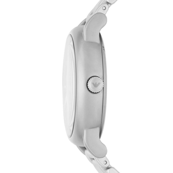  Shop Authentic Emporio Armani Meccanico Automatic Skeleton Black Dial Silver Steel Strap Watch For Men - AR60021 - Luxxuri