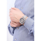  Shop Authentic Emporio Armani Meccanico Automatic Skeleton Black Dial Silver Steel Strap Watch For Men - AR60021 - Luxxuri