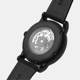  Shop Authentic Emporio Armani Meccanico Quartz Black Dial Black Leather Strap Watch For Men - AR60032 - Luxxuri