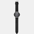  Shop Authentic Emporio Armani Meccanico Skeleton Automatic Black Dial Black Leather Strap Watch for Men - AR60038 - Luxxuri