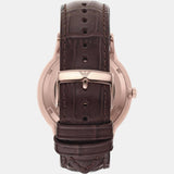  Shop Authentic Emporio Armani Meccanico Automatic Silver Dial Brown Leather Strap Watch For Men - AR60039 - Luxxuri