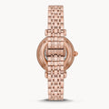  Shop Authentic Emporio Armani Meccanico Crystals Black Dial Rose Gold Steel Strap Watch For Women - AR60043 - Luxxuri