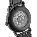  Shop Authentic Emporio Armani Meccanico Skeleton Black Dial Black Steel Strap Watch For Men - AR60045 - Luxxuri