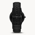  Shop Authentic Emporio Armani Meccanico Skeleton Black Dial Black Leather Strap Watch For Men - AR60046 - Luxxuri