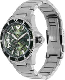  Shop Authentic Emporio Armani Diver Automatic Green Dial Silver Steel Strap Watch For Men - AR60061 - Luxxuri