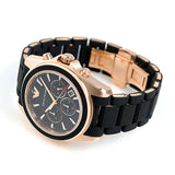  Shop Authentic Emporio Armani Sigma Chronograph Black Dial Black SIlicon Strap Watch For Men - AR6066 - Luxxuri