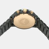  Shop Authentic Emporio Armani Mario Ceramic Chronograph Black Dial Black Steel Strap Watch For Men - AR70002 - Luxxuri