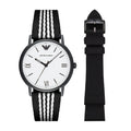  Shop Authentic Emporio Armani Kappa Dress White Dial Two Tone NATO Strap Watch For Men - AR80005 - Luxxuri