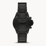  Shop Authentic Emporio Armani Diver Chronograph Black Dial Black Steel Strap Watch For Men - AR80050 - Luxxuri