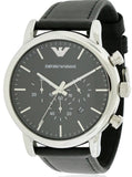  Shop Authentic Emporio Armani Dress Analog Black Dial Black Leather Strap Watch For Men - AR8029 - Luxxuri