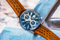  Shop Authentic Tag Heuer Carrera Automatic Chronograph Blue Dial Brown Leather Strap Watch for Men - CBN2A1A.FC6537 - Luxxuri