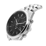  Shop Authentic Citizen Eco Drive Chronograph Black Dial Silver Steel Strap Watch For Men - AT2140-55E - Luxxuri