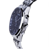  Shop Authentic Citizen Eco Drive Chronograph Blue Dial Silver Steel Strap Watch For Men - AT2140-55L - Luxxuri