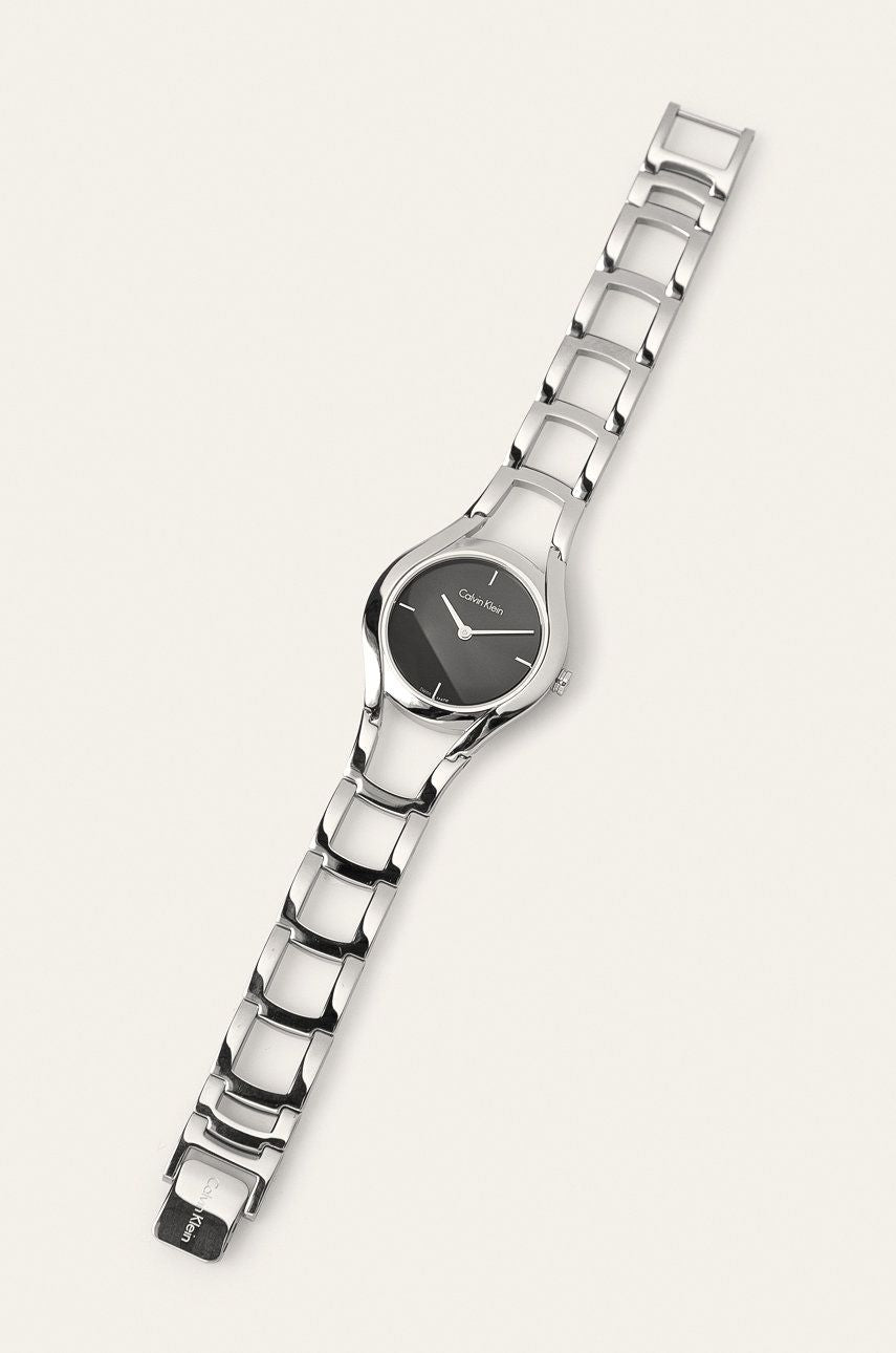  Shop Authentic Calvin Klein Class Black Dial Silver Steel Strap Watch for Women - K6R23121 - Luxxuri