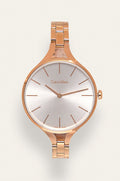  Shop Authentic Calvin Klein Graphic Silver Dial Rose Gold Steel Strap Watch for Women - K7E23646 - Luxxuri