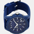  Shop Authentic Armani Exchange Outerbanks Chronograph Blue Dial Blue Silicone Strap Watch For Men - AX1327 - Luxxuri