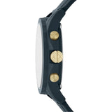  Shop Authentic Armani Exchange Outerbanks Chronograph Blue Dial Blue Silicone Strap Watch For Men - AX1335 - Luxxuri