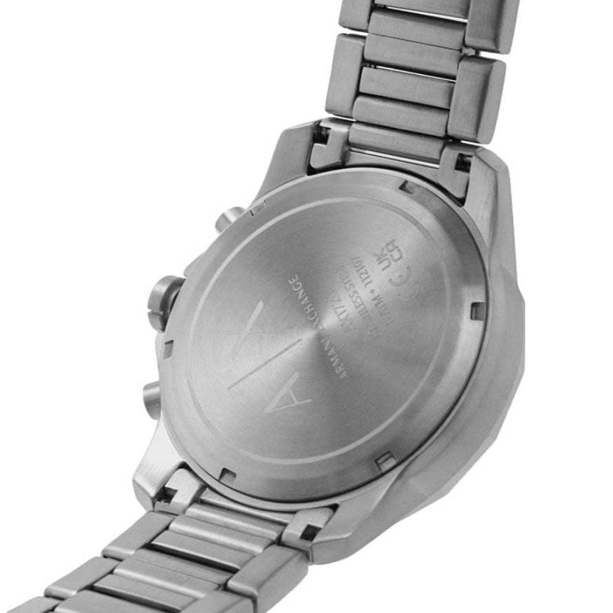  Shop Authentic Armani Exchange Banks Chronograph Black Dial Silver Steel Strap Watch For Men - AX1720 - Luxxuri