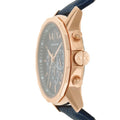  Shop Authentic Armani Exchange Banks Chronograph Blue Dial Blue Leather Strap Watch For Men - AX1723 - Luxxuri