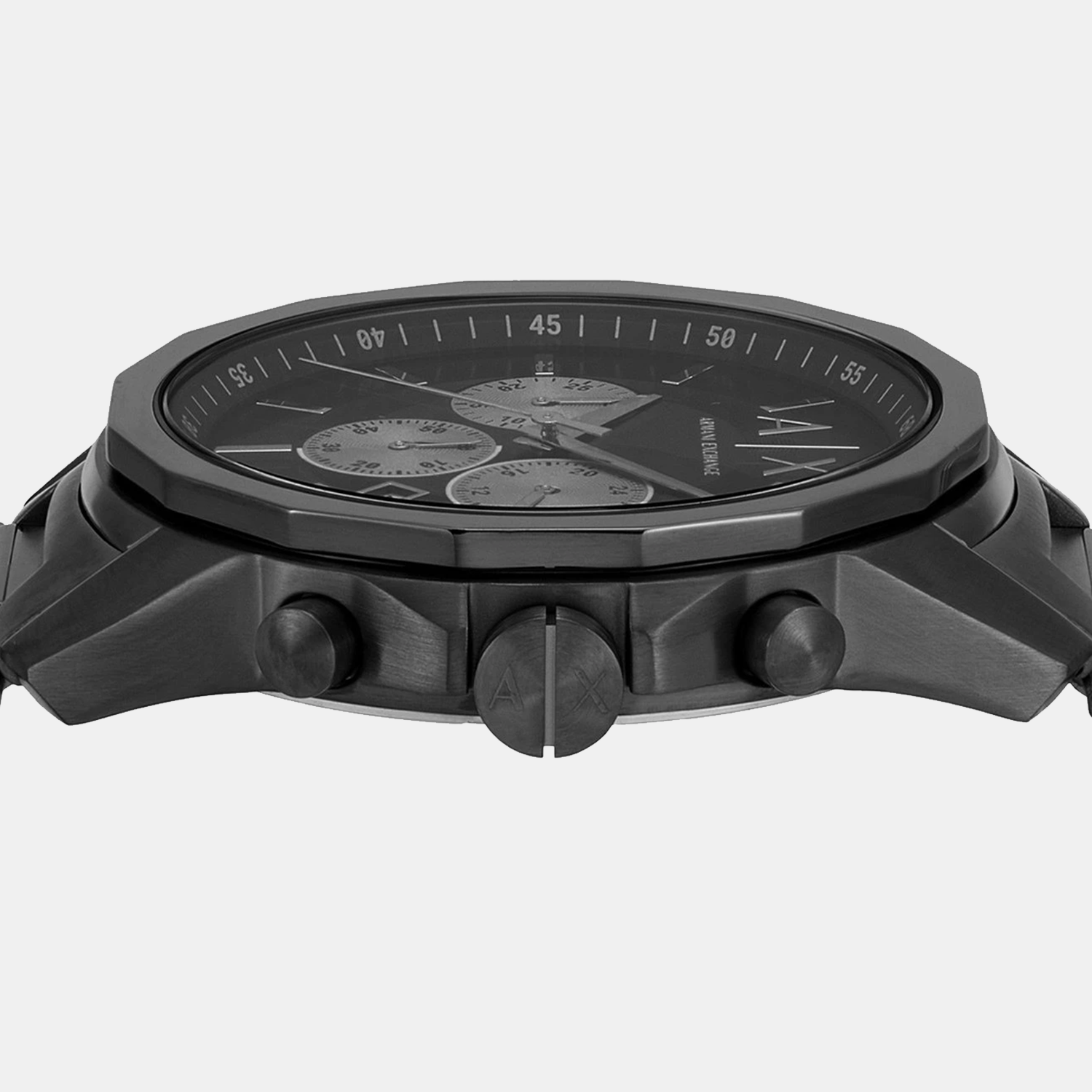  Shop Authentic Armani Exchange Drexler Chronograph Black Dial Black Steel Strap Watch For Men - AX2639 - Luxxuri