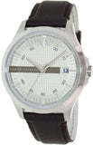  Shop Authentic Armani Exchange Whitman Silver Dial Brown Leather Strap Watch For Men - AX2100 - Luxxuri