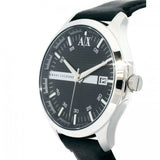  Shop Authentic Armani Exchange Hampton Chronograph Black Dial Black Leather Strap Watch For Men - AX2101 - Luxxuri