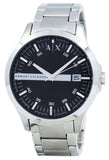  Shop Authentic Armani Exchange Hampton Chronograph Black Dial Silver Steel Strap Watch For Men - AX2103 - Luxxuri