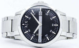  Shop Authentic Armani Exchange Hampton Chronograph Black Dial Silver Steel Strap Watch For Men - AX2103 - Luxxuri