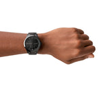  Shop Authentic Armani Exchange Hampton Chronograph Black Dial Black Steel Strap Watch For Men - AX2104 - Luxxuri