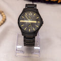  Shop Authentic Armani Exchange Hampton Chronograph Black Dial Black Steel Strap Watch For Men - AX2121 - Luxxuri