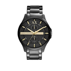  Shop Authentic Armani Exchange Hampton Chronograph Black Dial Black Steel Strap Watch For Men - AX2121 - Luxxuri