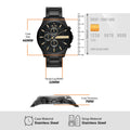  Shop Authentic Armani Exchange Hampton Chronograph Black Dial Black Steel Strap Watch For Men - AX2164 - Luxxuri
