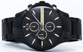  Shop Authentic Armani Exchange Hampton Chronograph Black Dial Black Steel Strap Watch For Men - AX2164 - Luxxuri