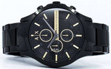  Shop Authentic Armani Exchange Hampton Chronograph Black Dial Black Steel Strap Watch For Men - AX2164 - Luxxuri