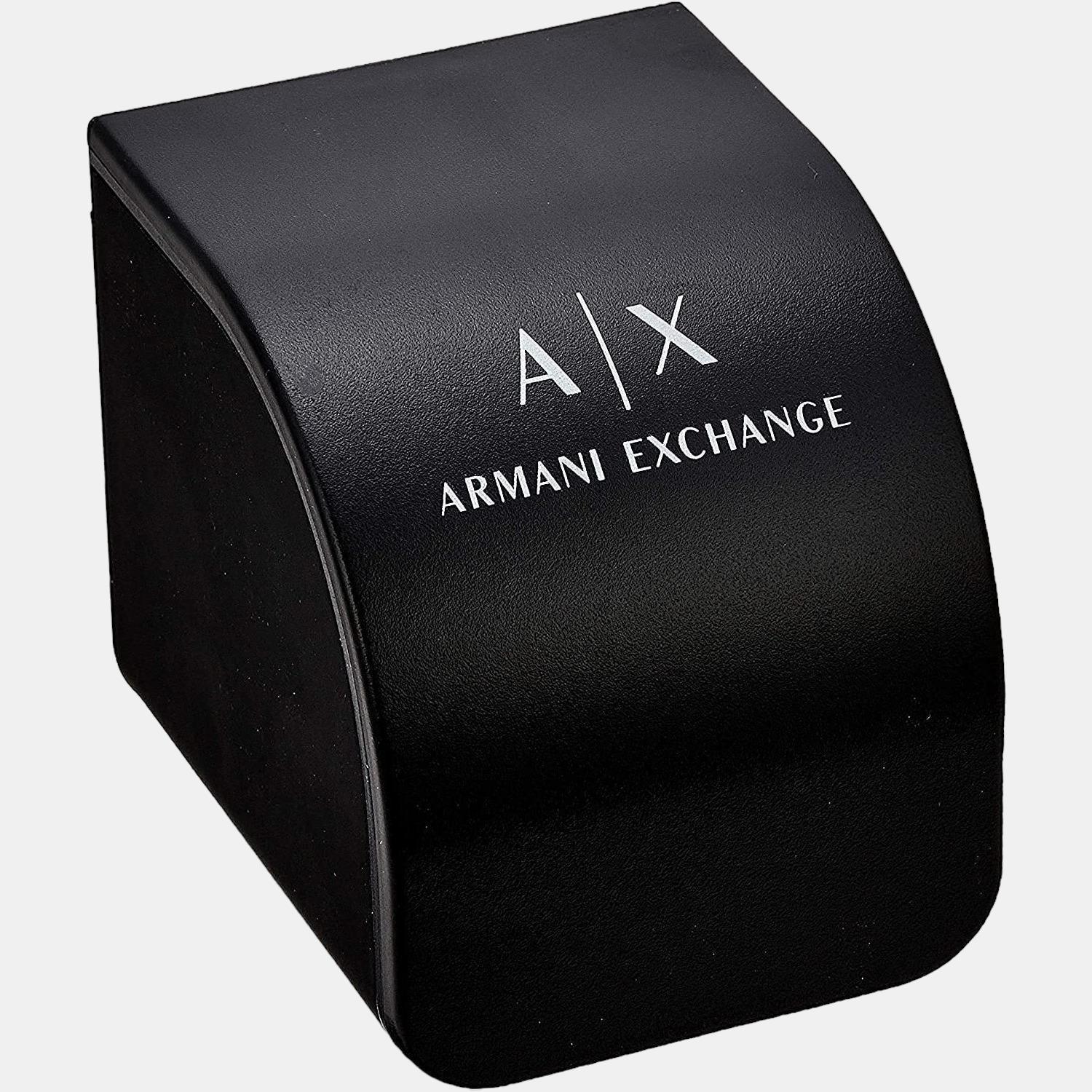  Shop Authentic Armani Exchange Hampton Chronograph Black Dial Black Steel Strap Watch For Men - AX2164 - Luxxuri