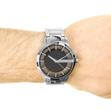  Shop Authentic Armani Exchange Hampton Chronograph Skeleton Black Dial Silver Steel Strap Watch For Men - AX2199 - Luxxuri