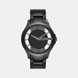  Shop Authentic Armani Exchange Hampton Chronograph Black Dial Black Steel Strap Watch For Men - AX2192 - Luxxuri