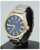  Shop Authentic Armani Exchange Nico Quartz Blue Dial Two Tone Steel Strap Watch For Men - AX2332 - Luxxuri